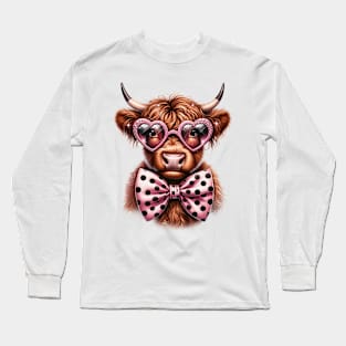 Cool Highland Cow Long Sleeve T-Shirt